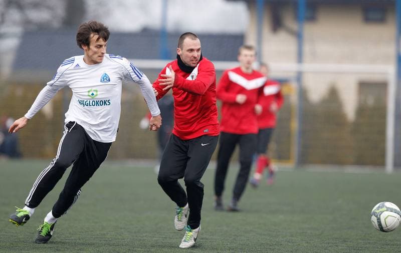 Football. Sparing. GKS Tychy - Ruch Chorzow. 19.01.2014