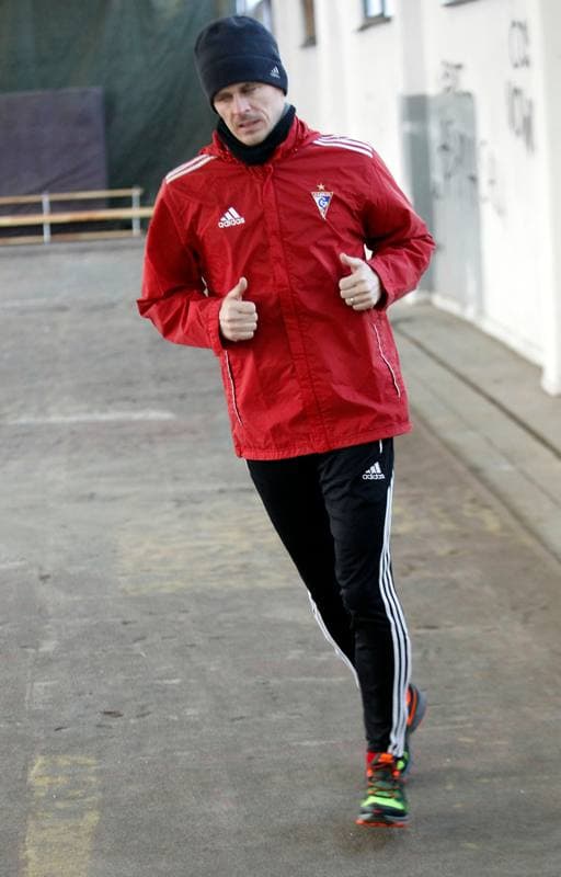 Football. Gornik Zabrze. Training. 08.01.2014