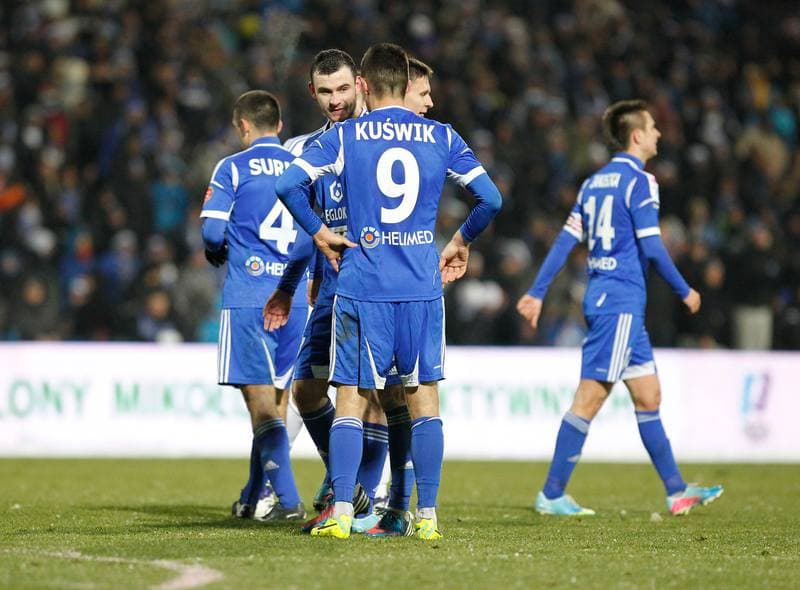 Football. T-Mobile Ekstraklasa. Ruch Chorzow - Gornik Zabrze. 04.10.2014