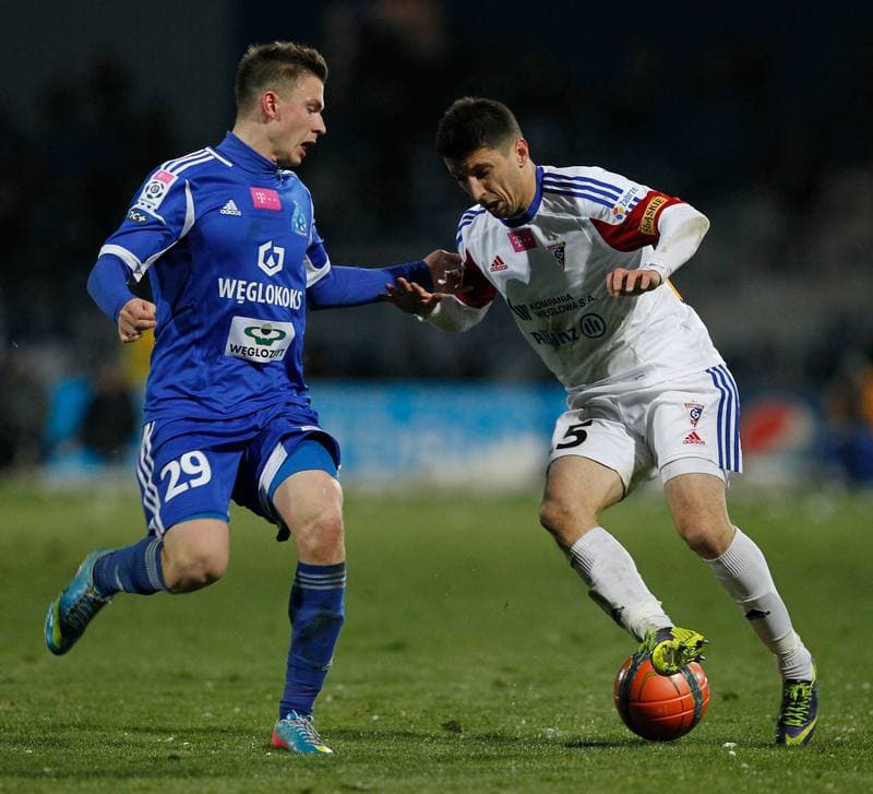 Football. T-Mobile Ekstraklasa. Ruch Chorzow - Gornik Zabrze. 04.10.2014