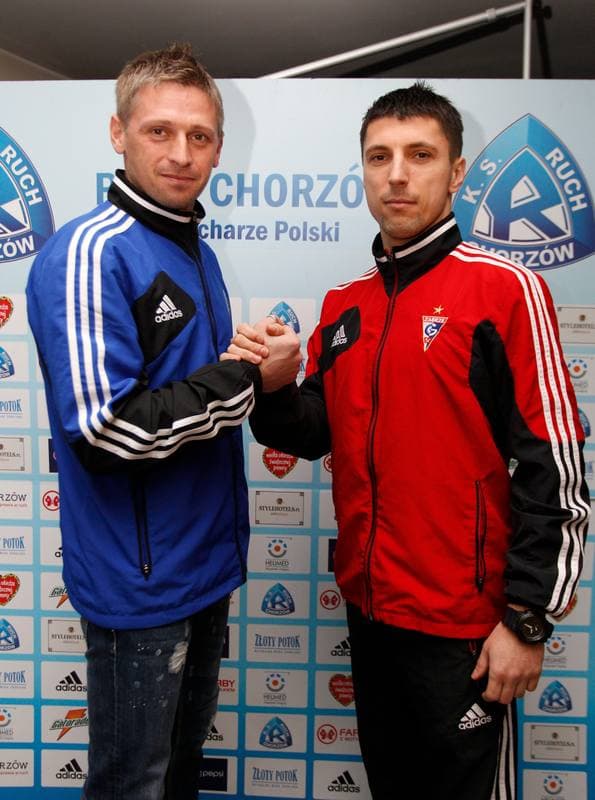 Football. Ruch Chorzow. Press Conference. 06.12.2013