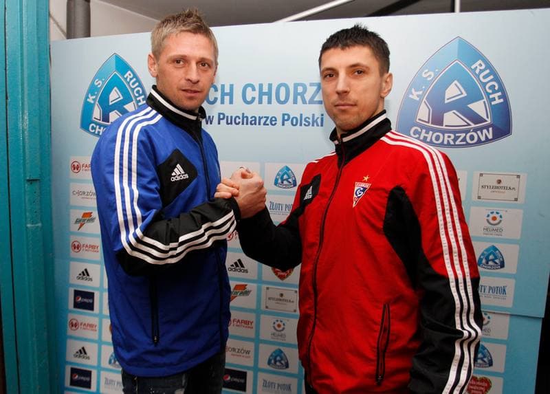 Football. Ruch Chorzow. Press Conference. 06.12.2013