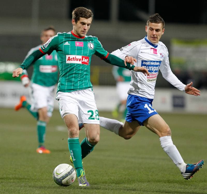 Football. T-Mobile Ekstraklasa. Podbeskidzie Bielsko Biala - Legia Warsaw. 01.12.2013