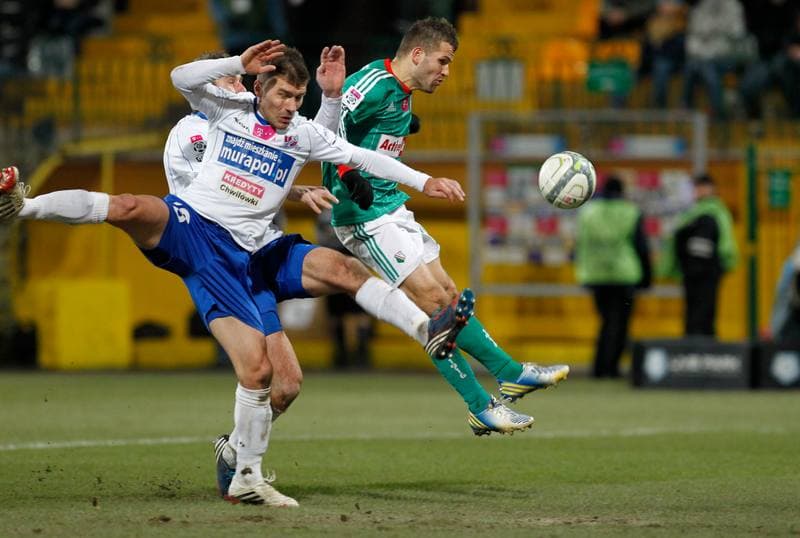 Football. T-Mobile Ekstraklasa. Podbeskidzie Bielsko Biala - Legia Warsaw. 01.12.2013
