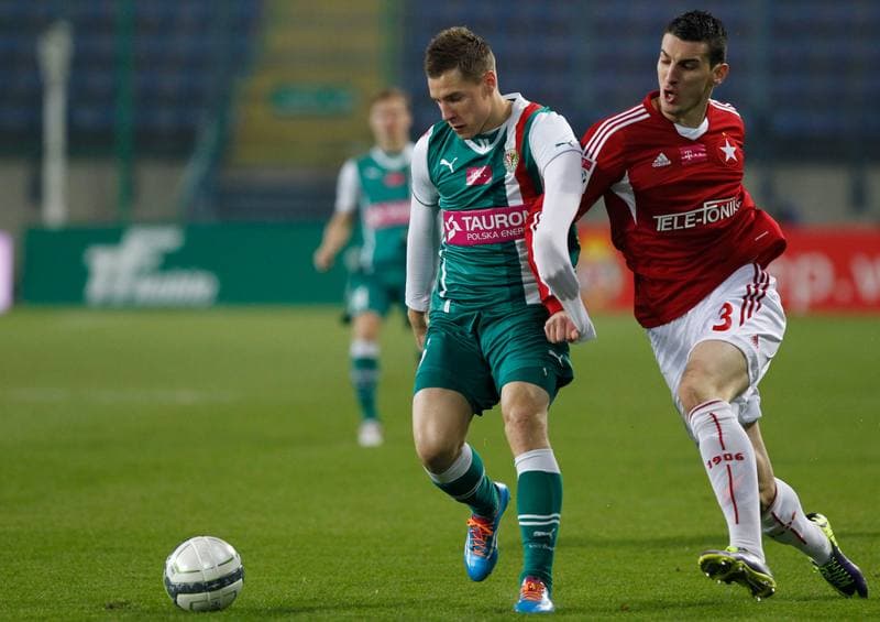 Football. T-Mobile Ekstraklasa. Wisla Krakow - Slask Wroclaw. 29.11.2013