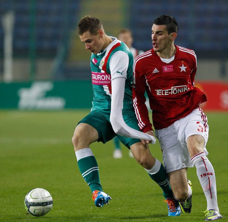 Football. T-Mobile Ekstraklasa. Wisla Krakow - Slask Wroclaw. 29.11.2013