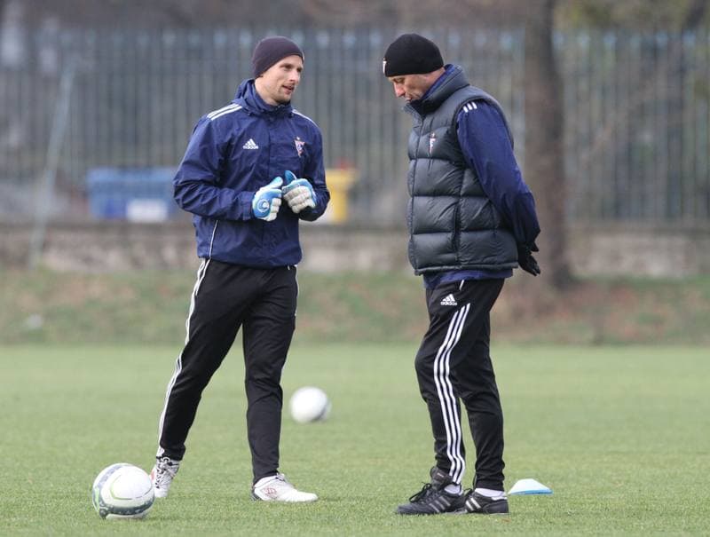 Football. Gornik Zabrze. Training. 07.01.2016
