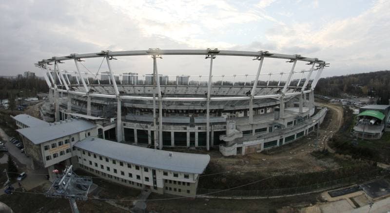 Football. Stadion Slaski. Press Conference. 11.11.2013