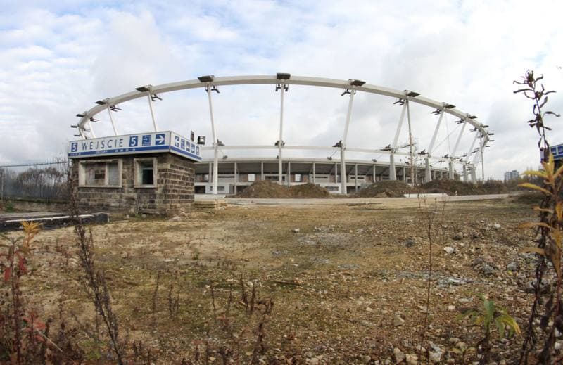 Football. Stadion Slaski. Press Conference. 11.11.2013