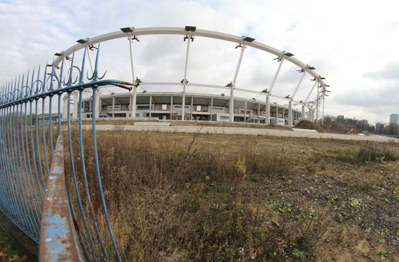 Football. Stadion Slaski. Press Conference. 11.11.2013