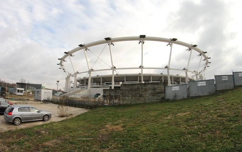 Football. Stadion Slaski. Press Conference. 11.11.2013