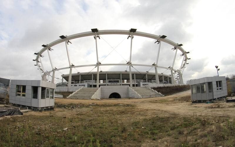 Football. Stadion Slaski. Press Conference. 11.11.2013