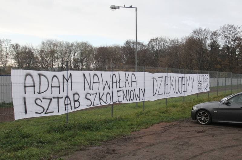 Football. Gornik Zabrze. Training. 01.11.2013