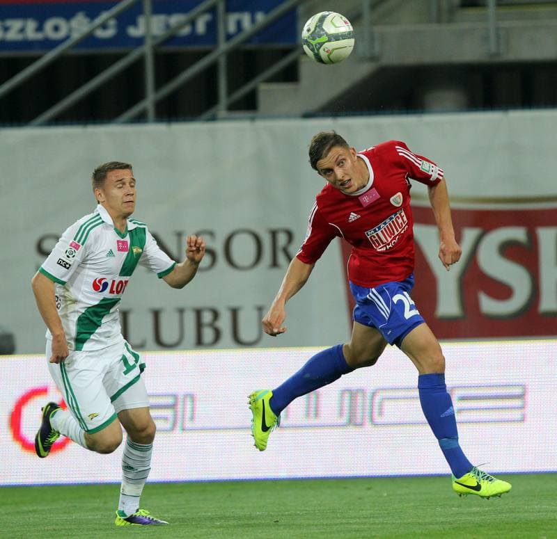 Football. T-Mobile Ekstraklasa. Piast Gliwice - Lechia Gdansk. 26.10.2013