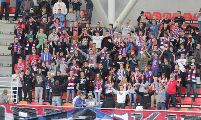 Football. T-Mobile Ekstraklasa. Podbeskidzie Bielsko Biala - Ruch Chorzow. 03.08.2014