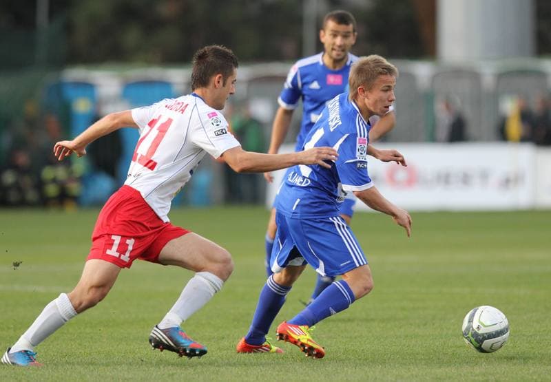 Football. T-Mobile Ekstraklasa. Podbeskidzie Bielsko Biala - Ruch Chorzow. 03.08.2014