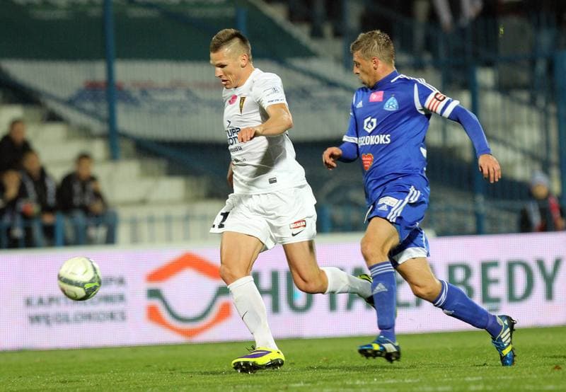 Football. T-Mobile Ekstraklasa. Ruch Chorzow - Pogon Szczecin. 06.03.2015