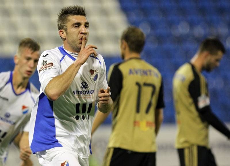 Football. Gambrinus Liga. Banik Ostrava - 1 SC Znojmo. 19.10.2013