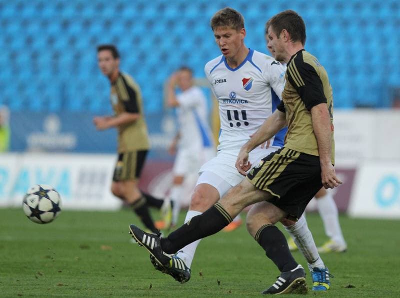 Football. Gambrinus Liga. Banik Ostrava - 1 SC Znojmo. 19.10.2013