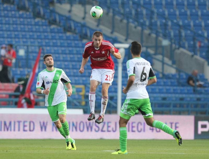 Football. International Friendly. Wisla Krakow - VfL Wolfsburg. 13.10.2013