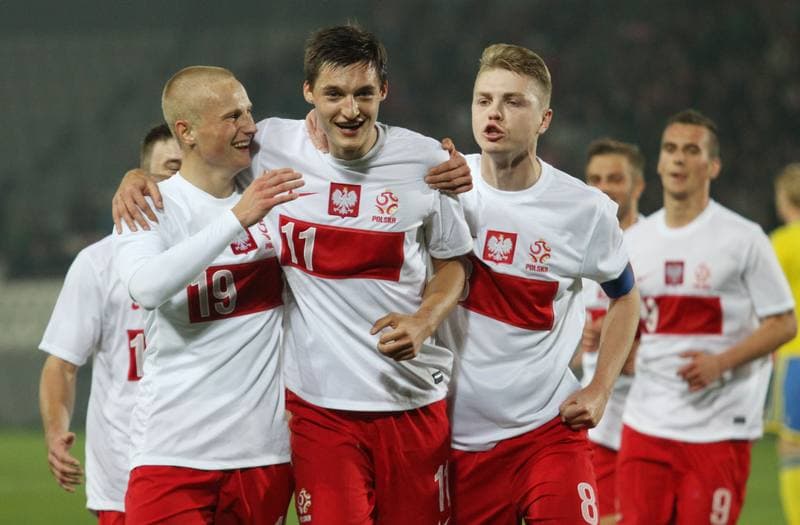 Football. Poland U21. Press Conference. 12.10.2015