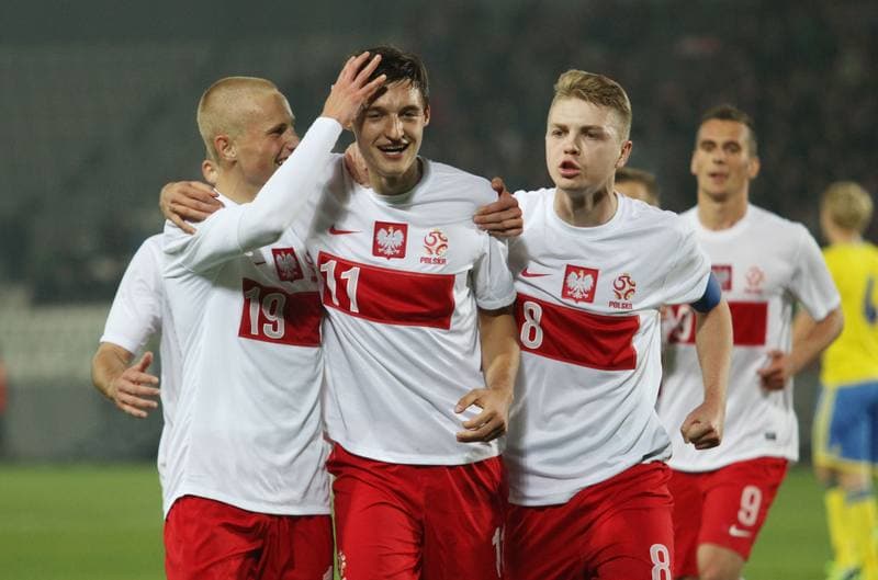 Football. Poland U21. Press Conference. 12.10.2015