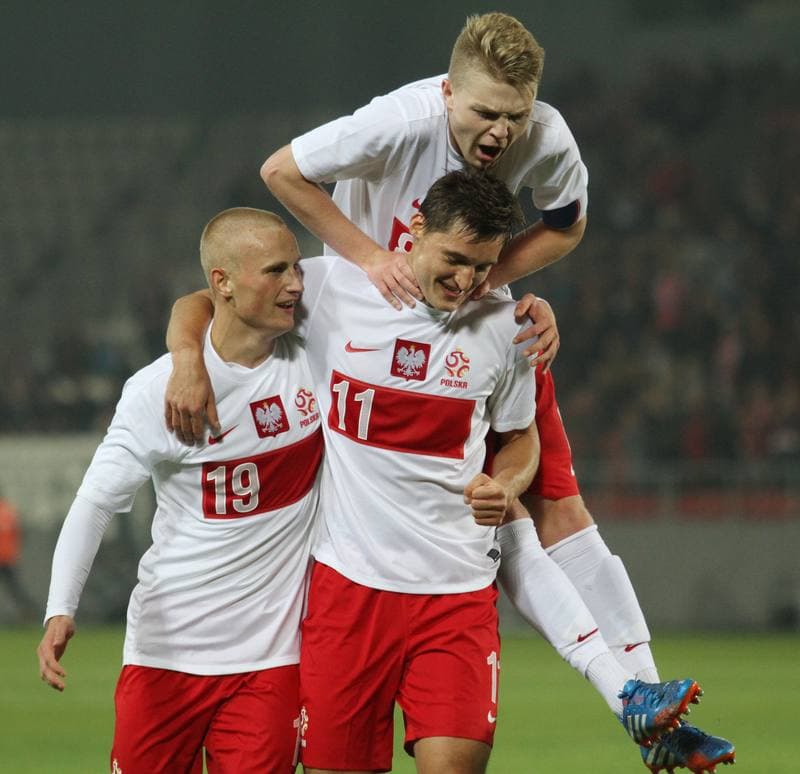 Football. Poland U21. Press Conference. 12.10.2015
