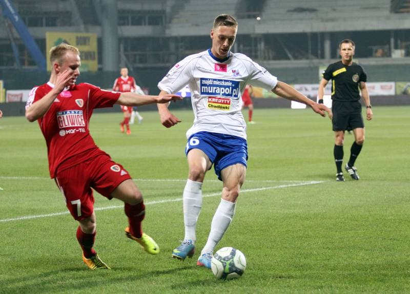 Football. T-Mobile Ekstraklasa. Podbeskidzie Bielsko Biala - Piast Gliwice. 27.09.2013