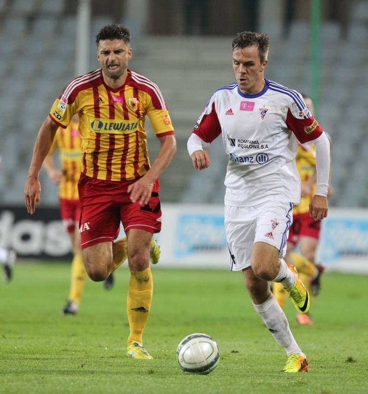 Football. T-Mobile Ekstraklasa. Korona Kielce - Gornik Zabrze. 26.09.2013
