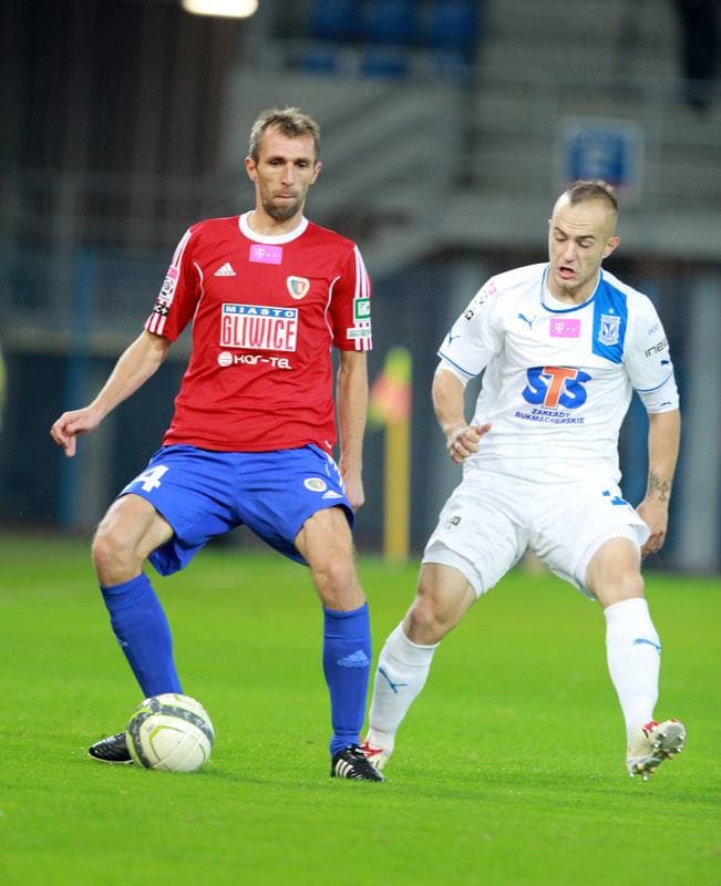 Football. PKO BP Ekstraklasa. Piast Gliwice - Lech Poznan. 20.12.2015