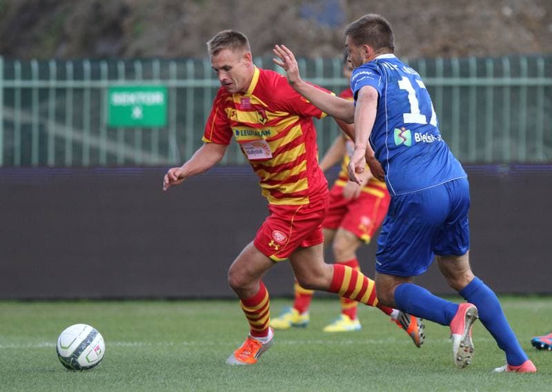 Football. T-Mobile Ekstraklasa. Podbeskidzie Bielsko-Biala - Jagiellonia Bialystok. 19.09.2013