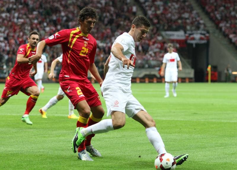 Football. 2014 FIFA World Cup Qualifiers. Poland - Montenegro. 06.09.2013