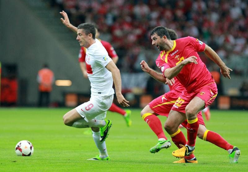 Football. 2014 FIFA World Cup Qualifiers. Poland - Montenegro. 06.09.2013
