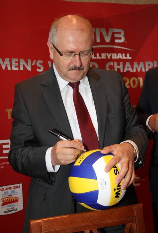 Volleyball. Poland national team. Press Conference. 04.09.2014