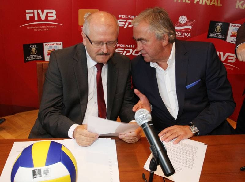 Volleyball. Poland national team. Press Conference. 04.09.2014