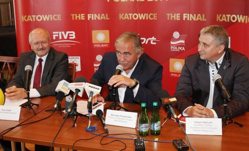 Volleyball. Poland national team. Press Conference. 04.09.2014