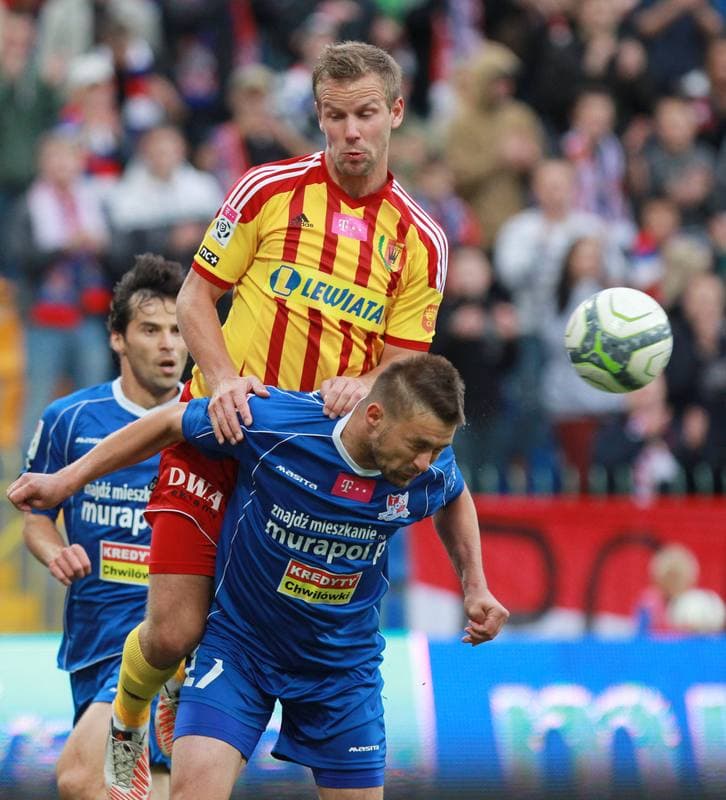 Football. T-Mobile Ekstraklasa. Podbeskidzie Bielsko Biala - Korona Kielce. 02.09.2013