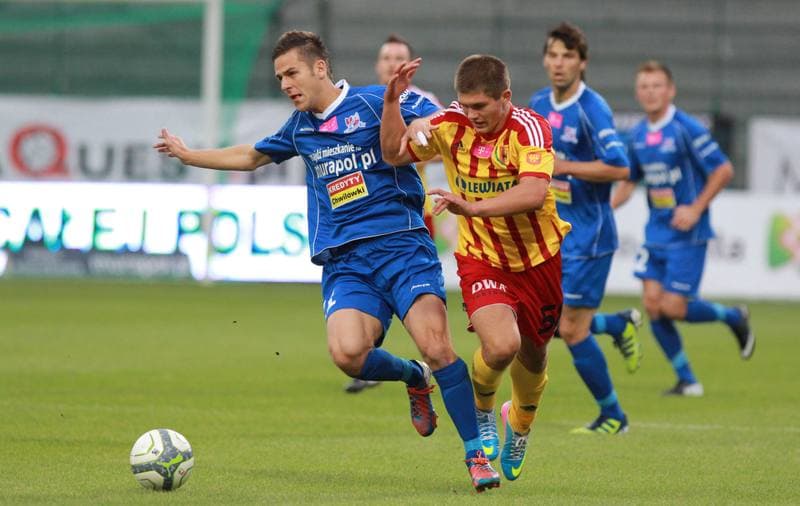 Football. T-Mobile Ekstraklasa. Podbeskidzie Bielsko Biala - Korona Kielce. 02.09.2013