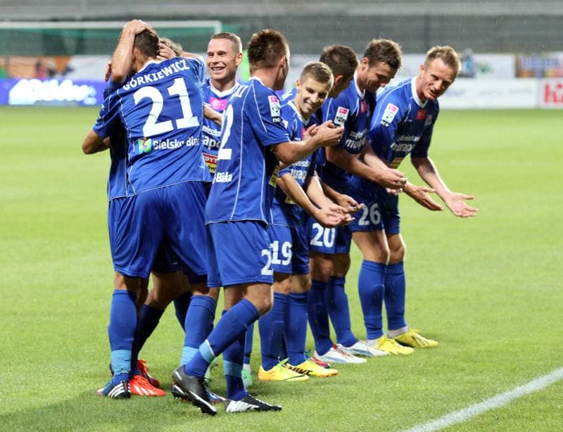 Football. T-Mobile Ekstraklasa. Podbeskidzie Bielsko Biala - Korona Kielce. 02.09.2013