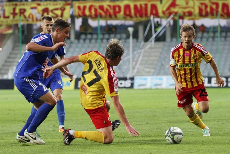Football. T-Mobile Ekstraklasa. Korona Kielce - Piast Gliwice. 26.09.2014