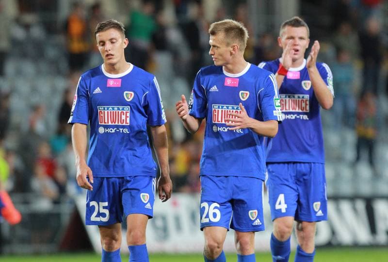 Football. T-Mobile Ekstraklasa. Korona Kielce - Piast Gliwice. 26.09.2014