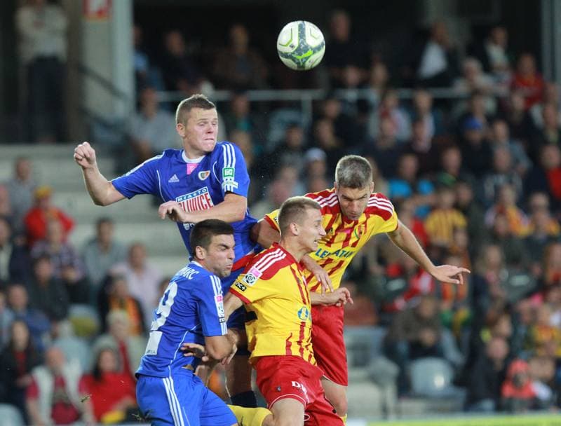 Football. T-Mobile Ekstraklasa. Korona Kielce - Piast Gliwice. 26.09.2014