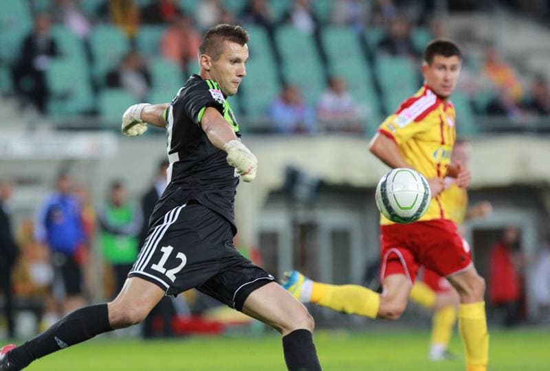 Football. T-Mobile Ekstraklasa. Korona Kielce - Piast Gliwice. 26.09.2014