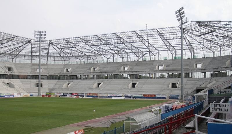 Football. Gornik Zabrze. Press Conference. 19.08.2013