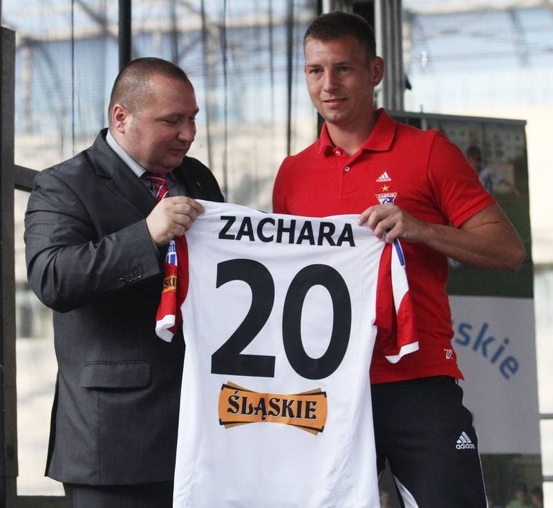 Football. Gornik Zabrze. Press Conference. 16.07.2013
