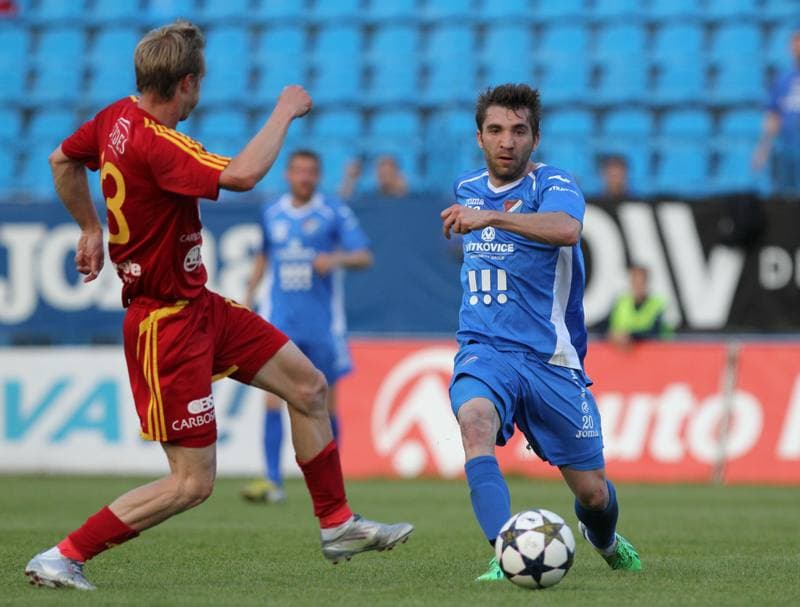 Football. Gambrinus Liga. Banik Ostrava - Dukla Praga. 22.05.2013