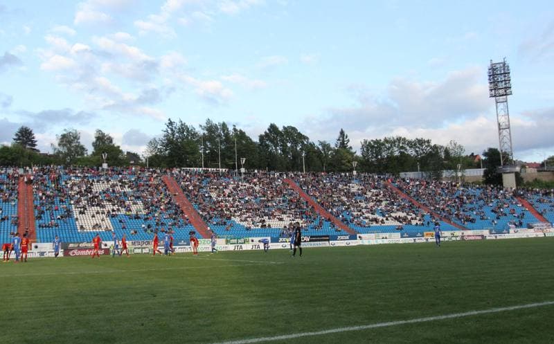 Football. Gambrinus Liga. Banik Ostrava - Dukla Praga. 22.05.2013