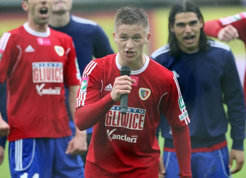 Football. T-Mobile Ekstraklasa. Piast Gliwice - Slask Wroclaw. 12.05.2013