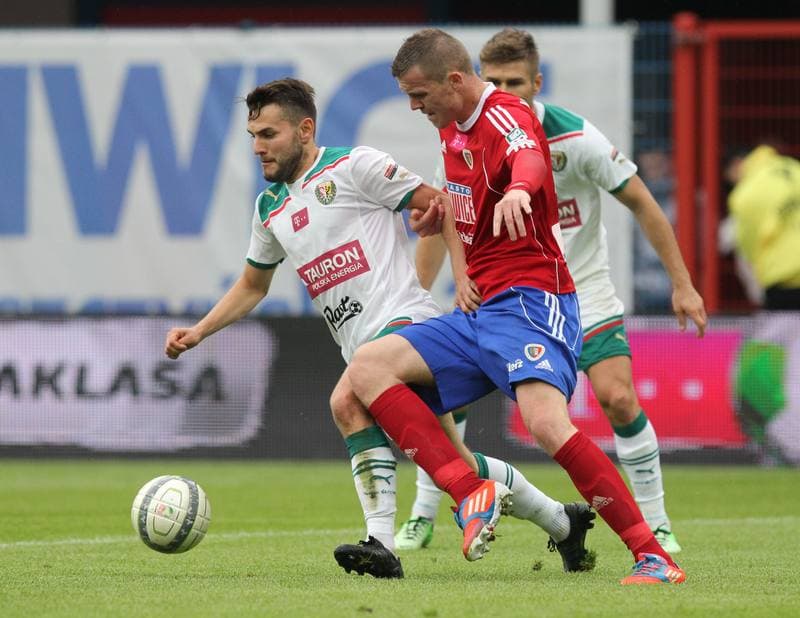 Football. T-Mobile Ekstraklasa. Piast Gliwice - Slask Wroclaw. 12.05.2013