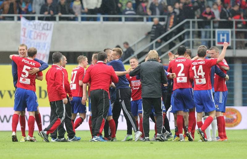 Football. T-Mobile Ekstraklasa. Piast Gliwice - Slask Wroclaw. 12.05.2013